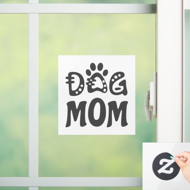 Autocollant Pour Fenêtre Dog (Maison)