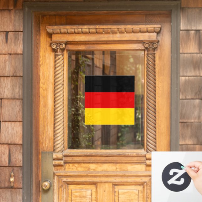 Autocollant Pour Fenêtre Drapeau allemand (Porte d'accueil)