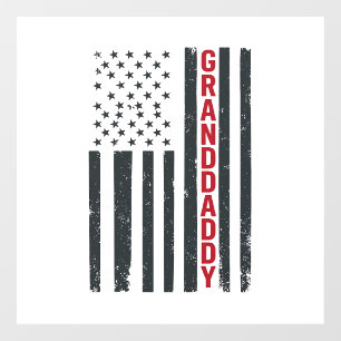 Autocollant Pour Fenêtre Drapeau américain Granddaddy Design patriotique vi
