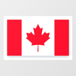 Autocollant Pour Fenêtre Drapeau canadien. CANADA.