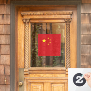 Autocollant Pour Fenêtre Drapeau chinois