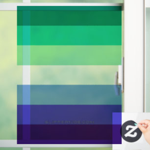 Autocollant Pour Fenêtre Drapeau de la fierté gay trans-inclusive de Slippe