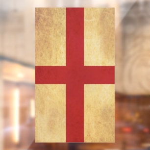 Autocollant Pour Fenêtre Drapeau de l'Angleterre Design Vintage