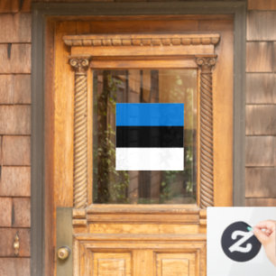 Autocollant Pour Fenêtre Drapeau de l'Estonie