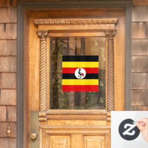 Autocollant Pour Fenêtre Drapeau de l'Ouganda