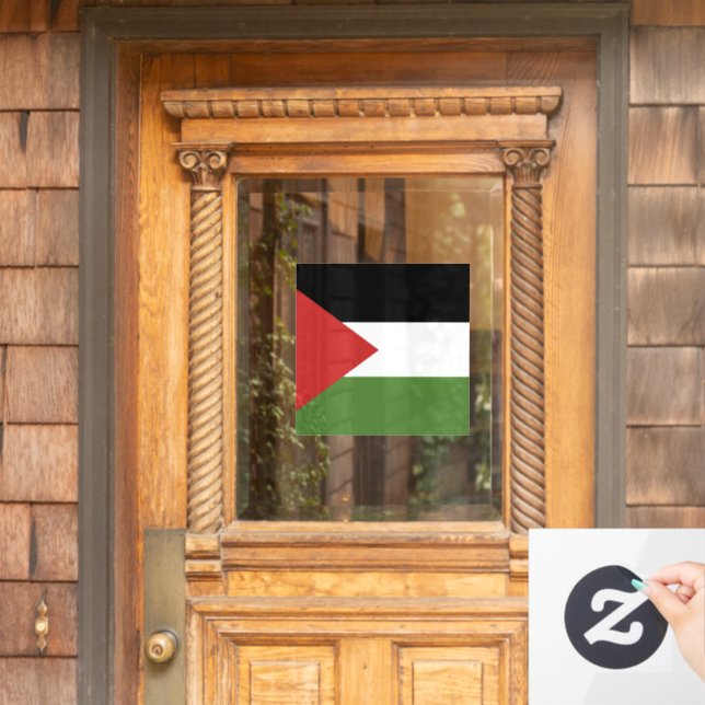 Autocollant Pour Fenêtre Drapeau de Palestine (Porte d'accueil)