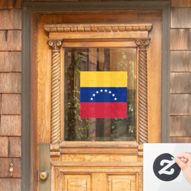 Autocollant Pour Fenêtre Drapeau du Venezuela (Porte d'accueil)