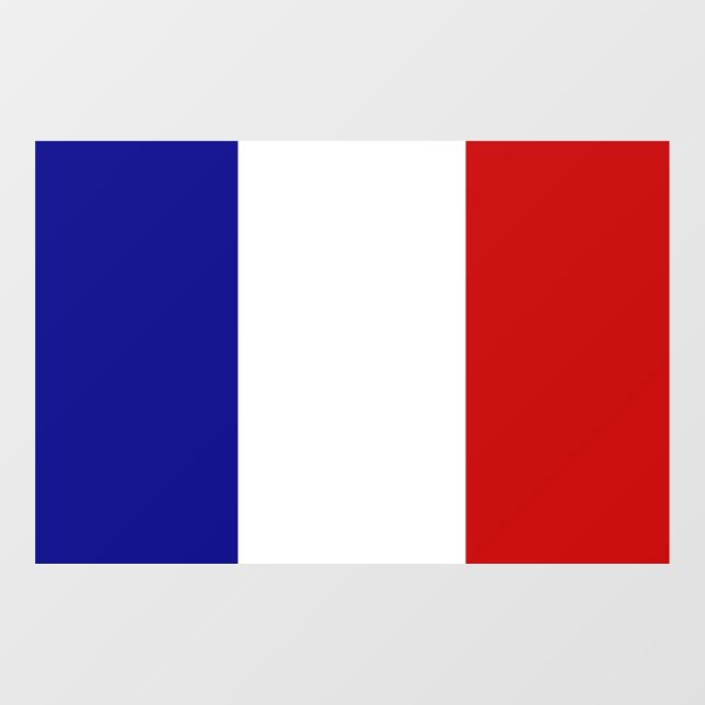 Autocollant Pour Fenêtre Drapeau français (Feuille)