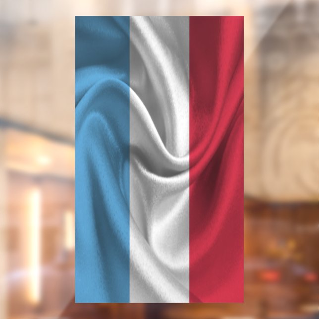 Autocollant Pour Fenêtre Drapeau Luxembourg (Feuille 2)
