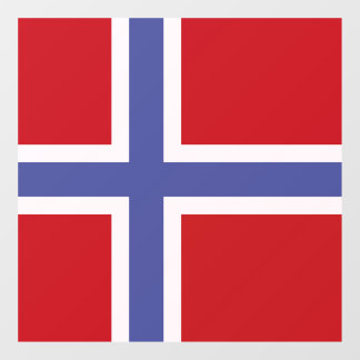 Autocollant Pour Fenêtre Drapeau norvégien