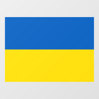 Autocollant Pour Fenêtre Drapeau ukrainien. Soutien à l'Ukraine