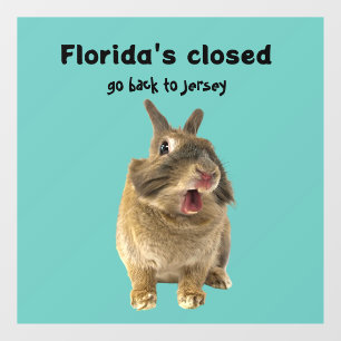 Autocollant Pour Fenêtre Drôle Florida New Jersey fenêtre décal