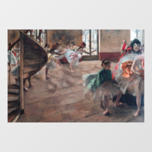 Autocollant Pour Fenêtre Edgar Degas - La répétition