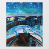 Edvard Munch - Nuit étoilée 1922