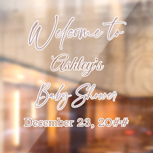 Autocollant Pour Fenêtre Élégant script de calligraphie simple Bohème moder