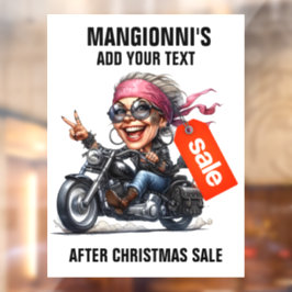 AUTOCOLLANT POUR FENÊTRE ENSEIGNE DE PROMOTION EN MAGASIN