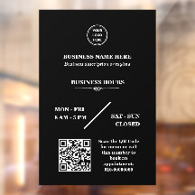 Enseigne personnalisée d'heures d'ouverture de mag