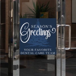 Autocollant Pour Fenêtre Entreprise customisée Professionnel Noël d'affaire