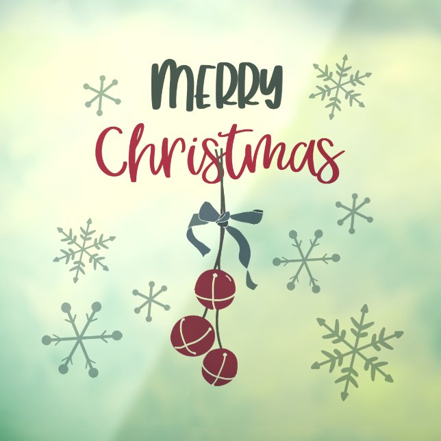 Autocollant Pour Fenêtre Fenêtre de Noël ou Clou murale (Feuille 3)