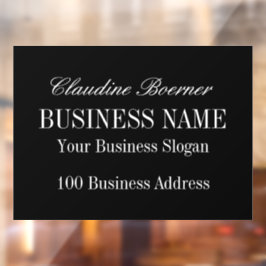 Autocollant Pour Fenêtre Fenêtre Paysage Clous de Decal Business Home