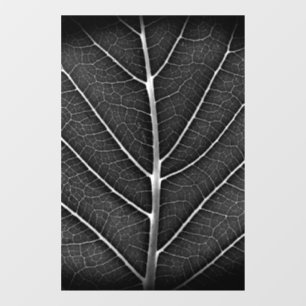 Autocollant Pour Fenêtre Fermeture de la feuille brillante noire et blanche