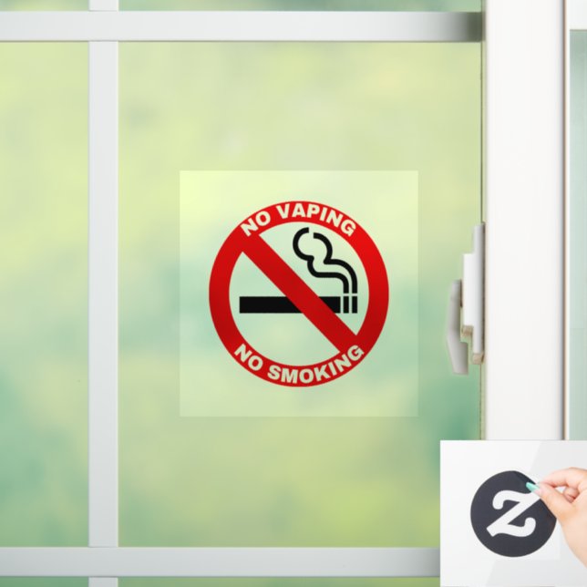 Autocollant Pour Fenêtre Fermeture transparente de la fenêtre de signalisat (Maison)