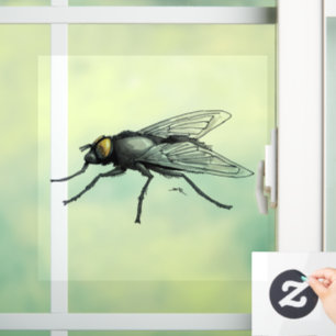 Autocollant Pour Fenêtre Fly Buddy petite vue à travers la fenêtre serrer l