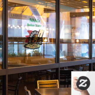 Autocollant Pour Fenêtre Four à pizza personnalisé