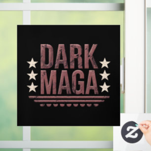 Autocollant Pour Fenêtre Funny DARK MAGA 2024