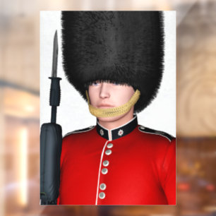 Autocollant Pour Fenêtre Garde royal britannique soldat Londres Art