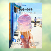 glace Crème vitrine camion fête magasin événement