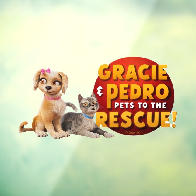 Autocollant Pour Fenêtre Gracie & Pedro Dynamic Duo (Feuille 3)