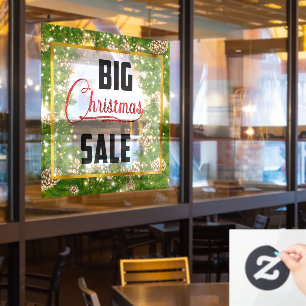 Autocollant Pour Fenêtre Gros Noël Vente Vente Pinecone Vitre Clouage