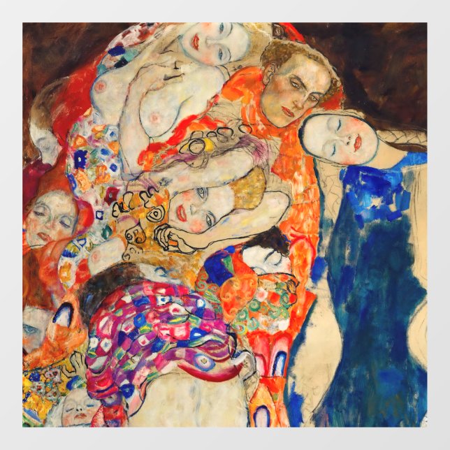 Autocollant Pour Fenêtre Gustav Klimt - La mariée (inachevée) (Feuille)