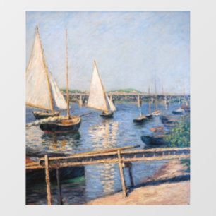 Autocollant Pour Fenêtre Gustave Caillebotte - Voiliers à Argenteuil