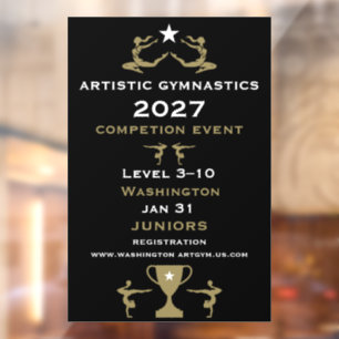 Autocollant Pour Fenêtre Gymnastique Artistique Féminine