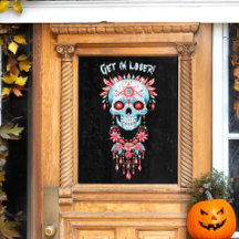 Halloween bleu Déplaisant personnalisé Crâne à suc