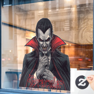 Autocollant Pour Fenêtre Halloween gothique Dracula