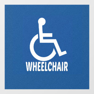 Autocollant Pour Fenêtre Handicap Fauteuil roulant