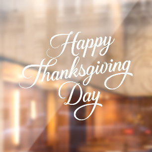 Autocollant Pour Fenêtre Happy Thanksgiving