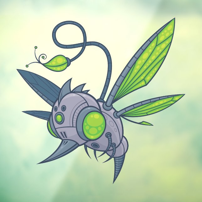 AUTOCOLLANT POUR FENÊTRE HUMM-BUZZ (Feuille 3)