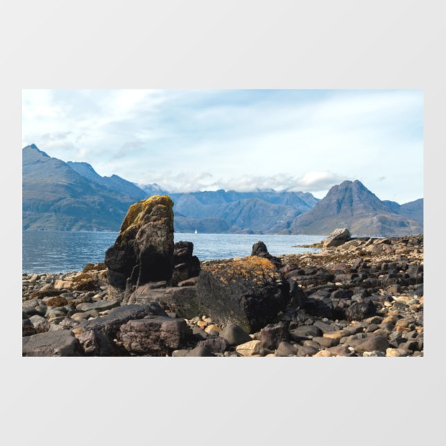 Autocollant Pour Fenêtre Île de Skye - Ecosse, Royaume-Uni (Feuille)