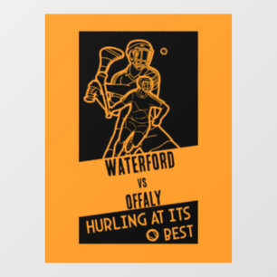 Autocollant Pour Fenêtre Irish Hurling Sport