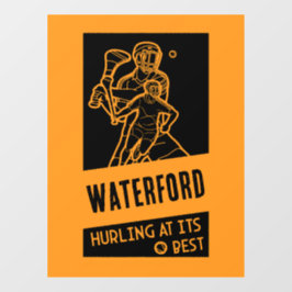 Autocollant Pour Fenêtre Irish Hurling Sport