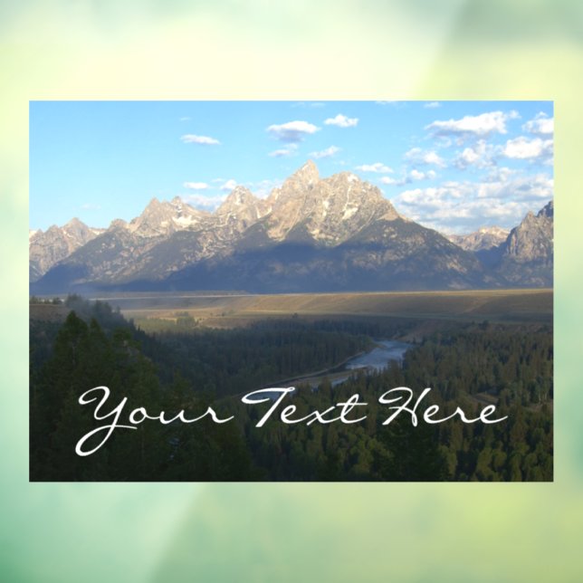 Autocollant Pour Fenêtre Jackson Hole Mountains (Grand Teton National Park) (Feuille 3)