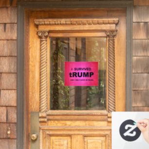 Autocollant Pour Fenêtre J'ai survécu à tRUMP