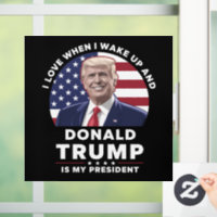J'aime quand je me réveille et Donald Trump mon pr