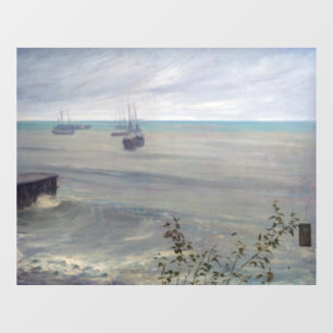 Autocollant Pour Fenêtre James Whistler - Symphonie en gris et vert