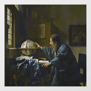 Autocollant Pour Fenêtre Johannes Vermeer - L'astronome
