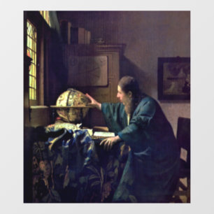 Autocollant Pour Fenêtre Johannes Vermeer - L'astronome